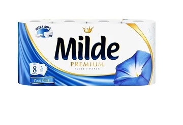 Hartie igienica Milde Cool Blue 3 straturi 8 role